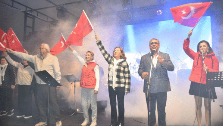 Cumhuriyet coşkusu Ege konseri ile sonlandı…