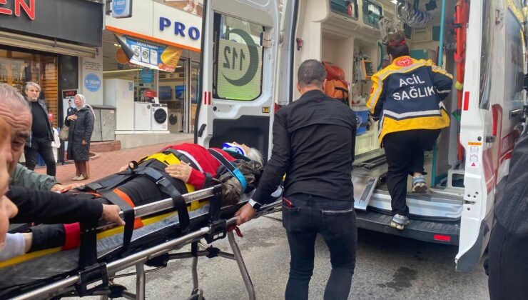 Motosiklet yayaya çarptı… Yaşlı kadın…
