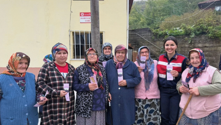 Jandarma köy köy bilgilendiriyor…