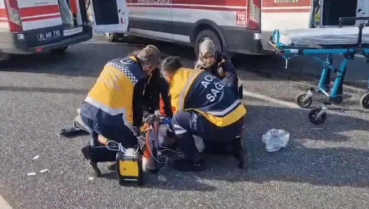 Taksinin çarptığı yaya öldü