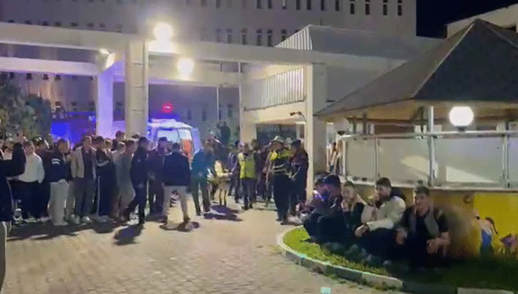 Öğrenci yurdunda hareketli saatler…