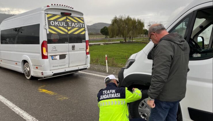 Kış lastiği denetimleri yapıldı…