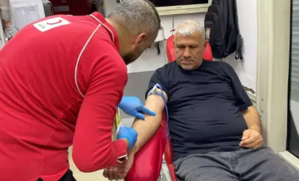 Zonguldak’ta emekli madenciden 85’inci kan bağışı…